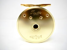 Carica l'immagine nel visualizzatore di Gallery, VR Design Fly Reel Trutta Perfetta 2 3/4'' Champagne Gold, Brass Hardware