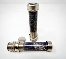 Carica l'immagine nel visualizzatore di Gallery, Rec Components - Porta mulinello in Nickel Silver - Stabilized California Buckeye burl  - NBS-DK
